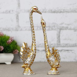 Dancing Cute Love Birds 9 Inch Decorative Figurine Showpiece