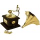 Antique Handmade Vintage Dummy Gramophone Decorative Showpiece - 23 cm