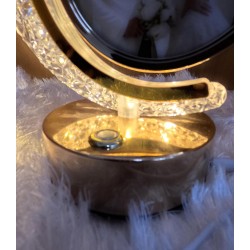 LED Crystal Moon LAMP Photo Frame for Gifting, Surprise and Anniversary Gifting Night Lamp