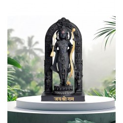 Polyresin 3D Ram Lala Ayodhya Murti Resin for Mandir, Home Decor, Divine Gifts (7 INCH}