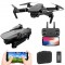 E88 Foldable Remote Control Drone with Dual Camera HD 