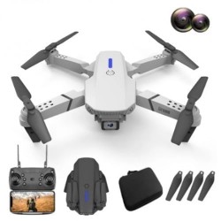 E99 Pro Drone with 4K Camera WiFi FPV 1080P HD Dual Foldable RC Quadcopter Altitude Hold Headless Mode Hight Hold Multicolor